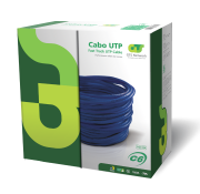 CABO UTP GTS NETWORK CAT6 PRETO/AZUL/BRANCO CAIXA C/ 305M