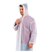 CAPA DE CHUVA REFORÇADA TRANSPARENTE ou COLORIDO