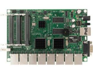 MIKROTIK ROUTERBOARD/493G 3 SLOT MINI-PCI E 9 LAN