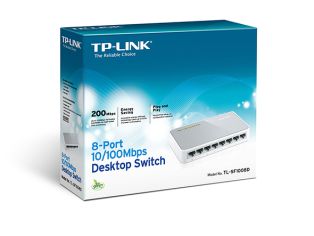 SWITCH TP-LINK SF1008D 8P 10/100