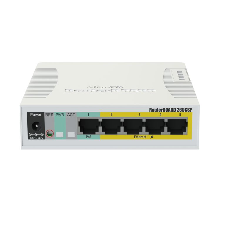 MIKROTIK ROUTERBOARD/260GSP SFP - BaixadaNet Telecom