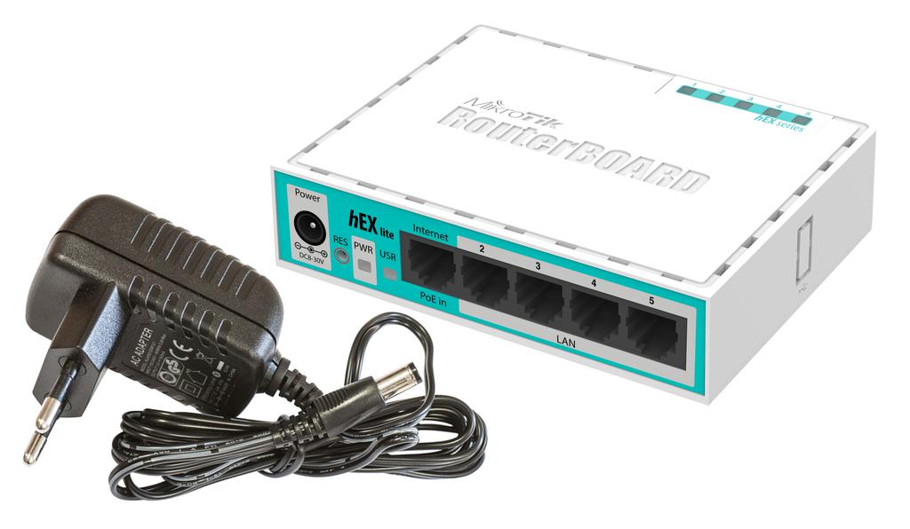 MIKROTIK ROUTERBOARD/750 HEX LITE R2 - BaixadaNet Telecom